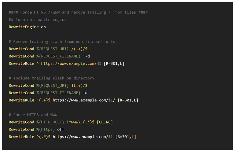 Trailing Slash htaccess