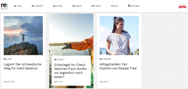 Content Curation auf Ottos reBLOG