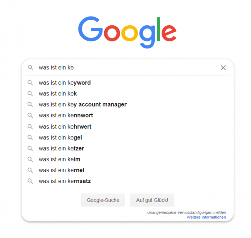 Google Autocomplete