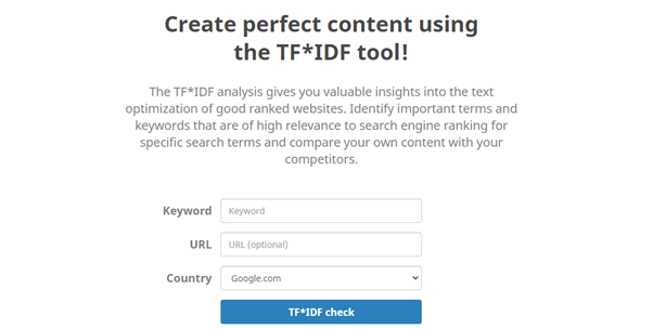 TF*IDF tool