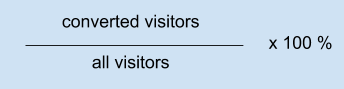 Conversion rate formula