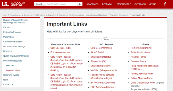 Link Hub Screenshot