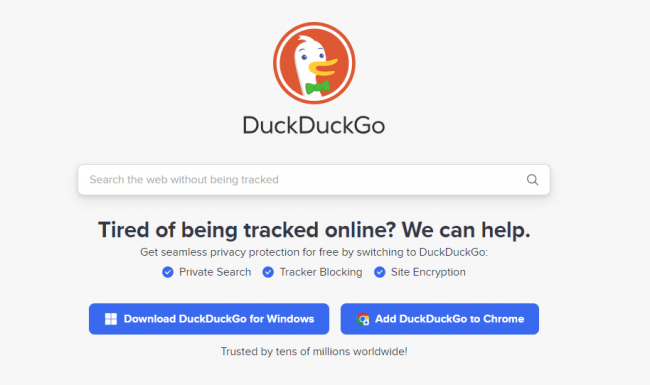 DuckDuckGo search engine