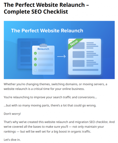 Example of an in-depth article on the Seobility Blog