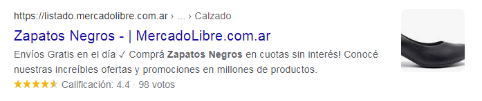 meta título Mercadolibre