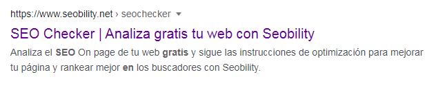 meta descripción Seobility