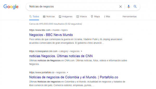  Dificultad de palabras clave en las SERP