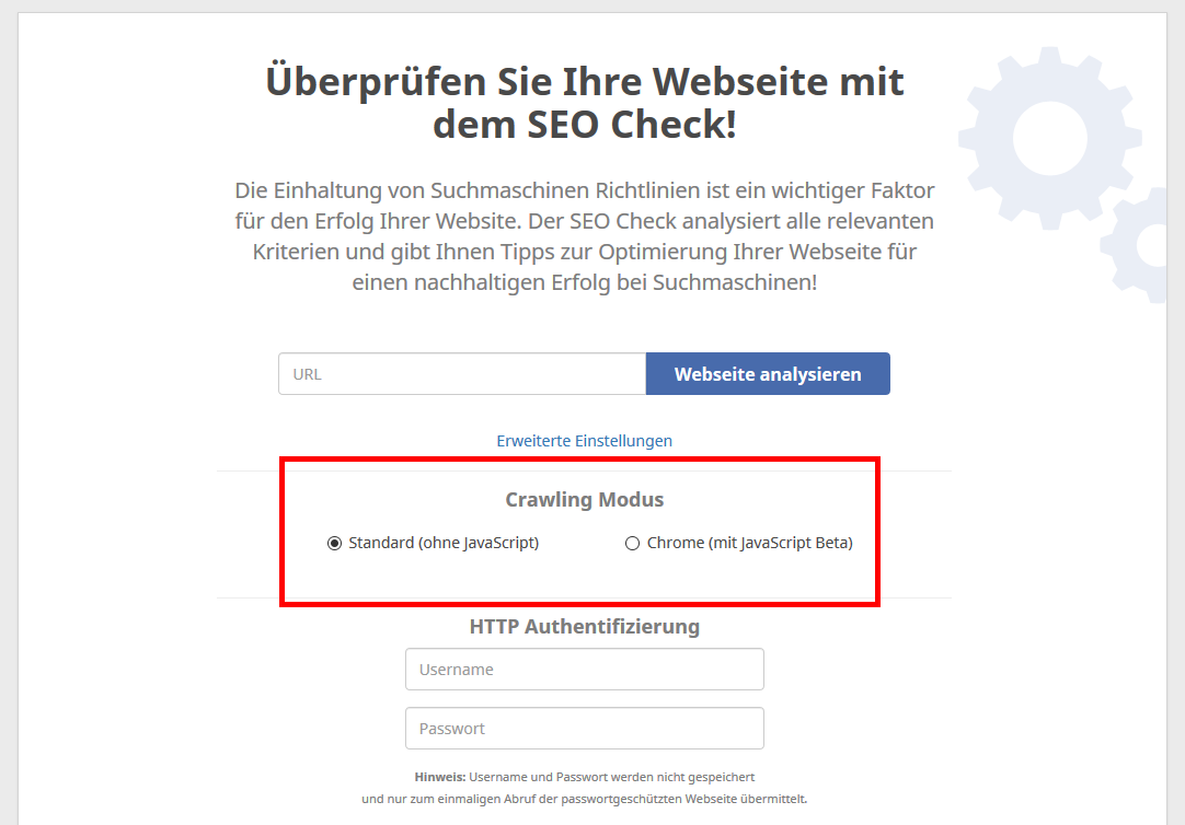 SEO Check JavaScript Crawling