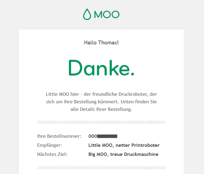 E-Mail von Little MOO