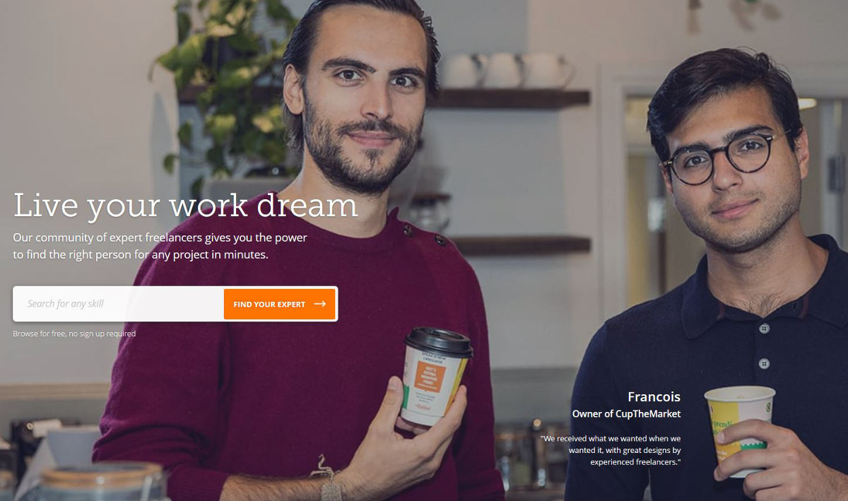 Landingpage peopleperhour