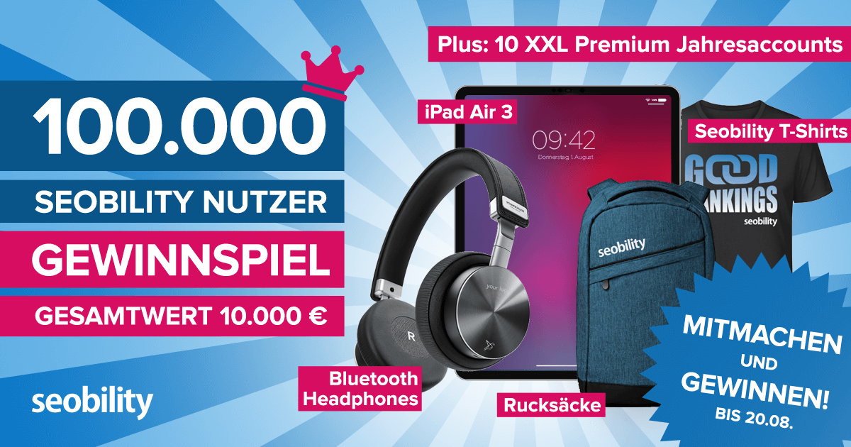 100000 Nutzer Gewinnspiel