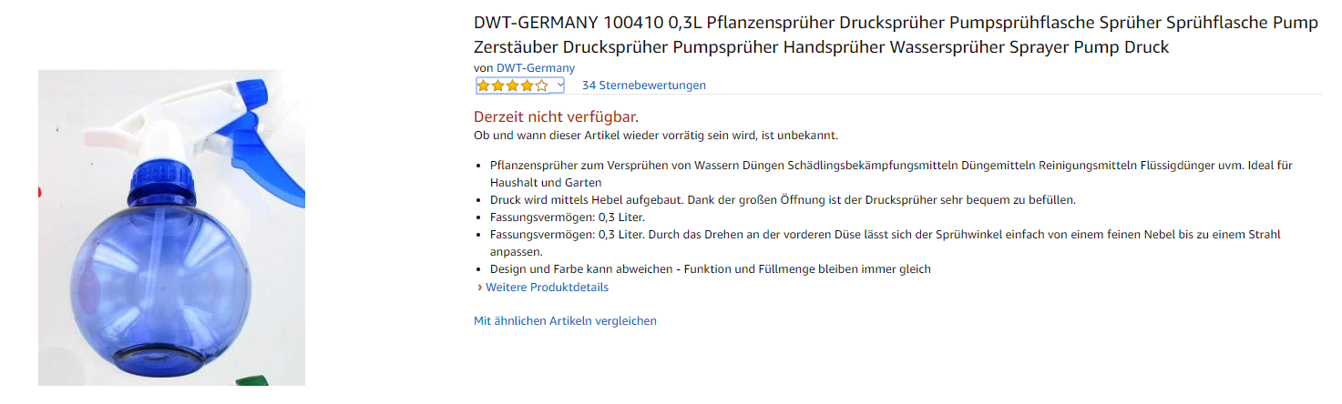 Produktseite Amazon