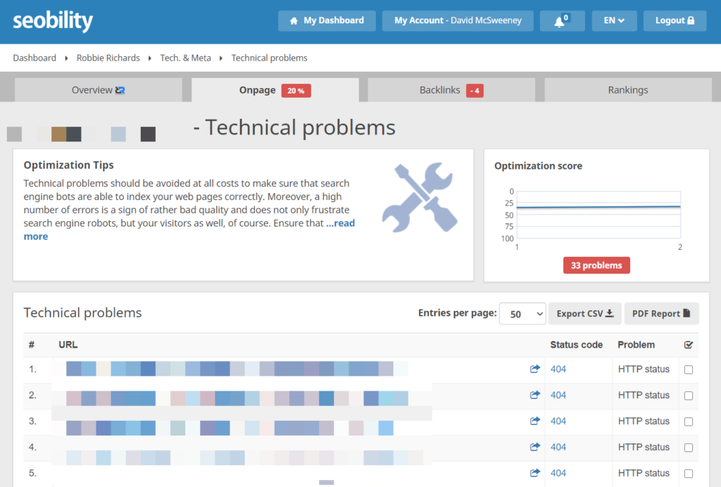 technische Probleme