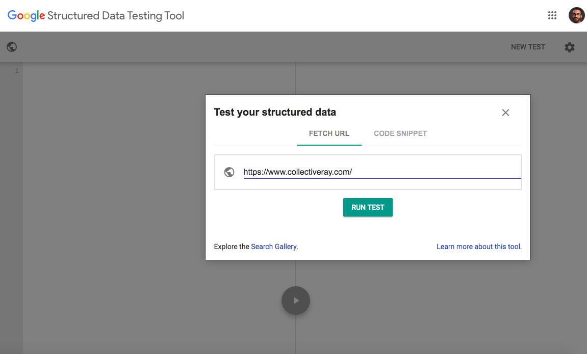 structured data testing tool