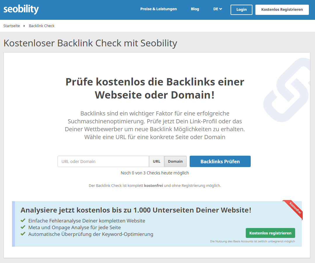 backlink check