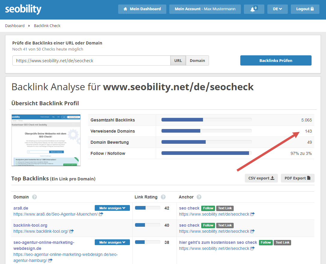 backlinks seo check