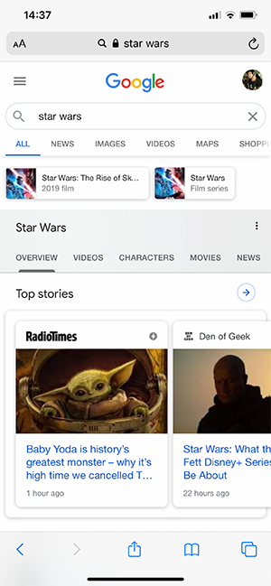 google top stories