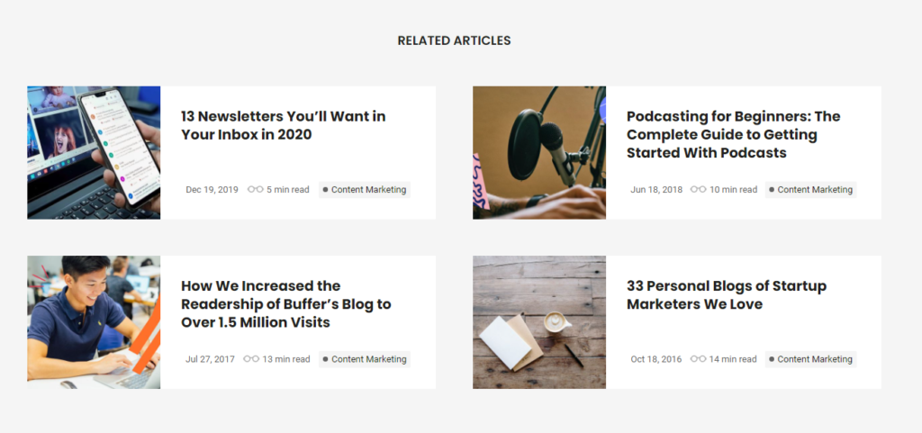 buffer - related articles