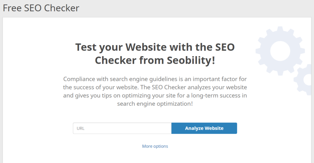 seobility seo checker