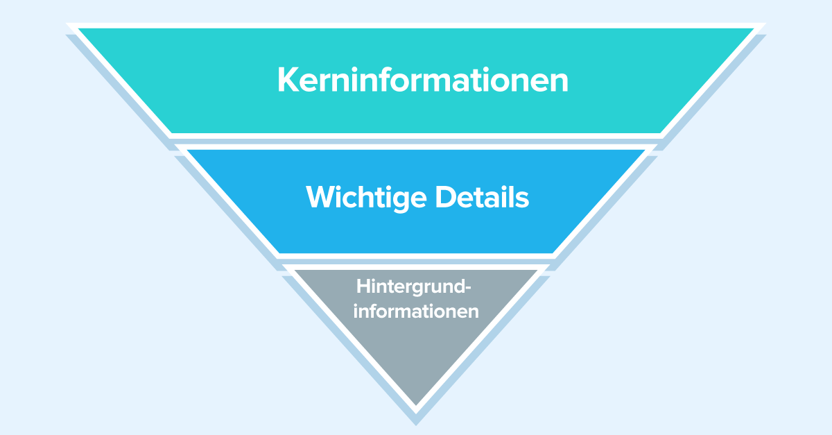 umgedrehte Pyramide