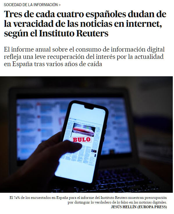 Noticias basadas en resultados de encuestas
