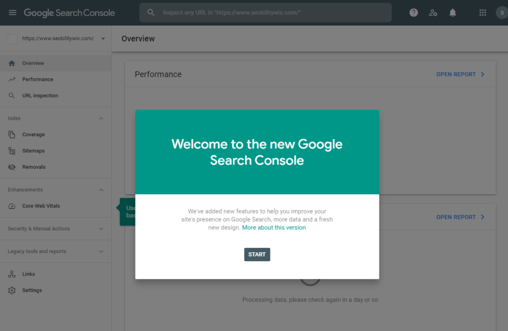 google search console