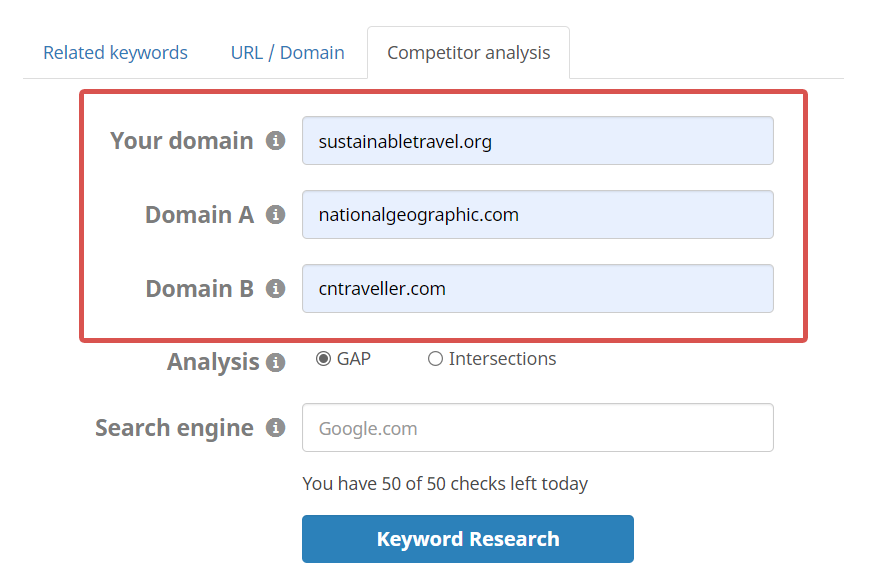 competitor analysis