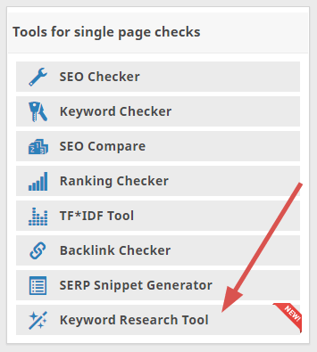 tools for single page checks