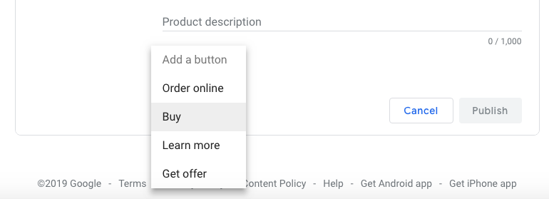 add a button to your product