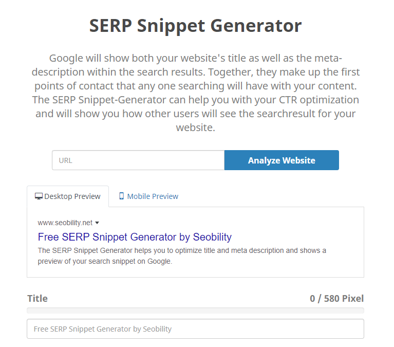 snippet generator