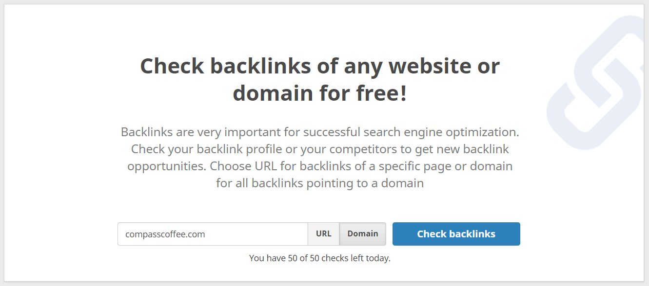 Seobility Backlink Checker