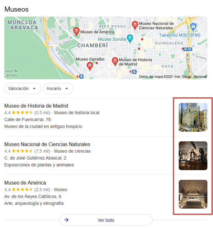 Así se ve el Local Teaser de Google