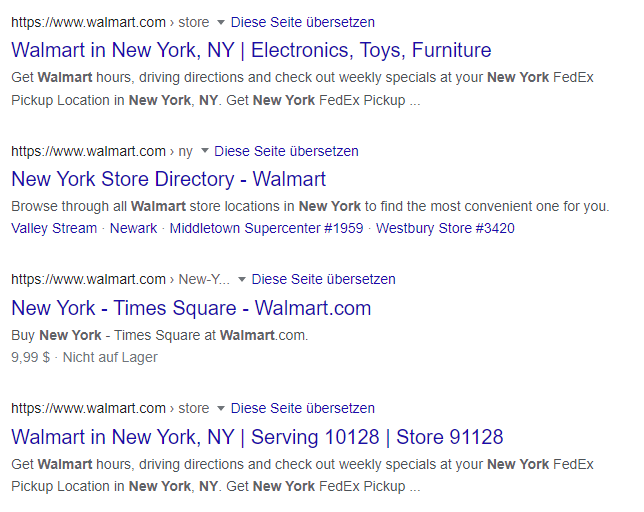 organic local search results