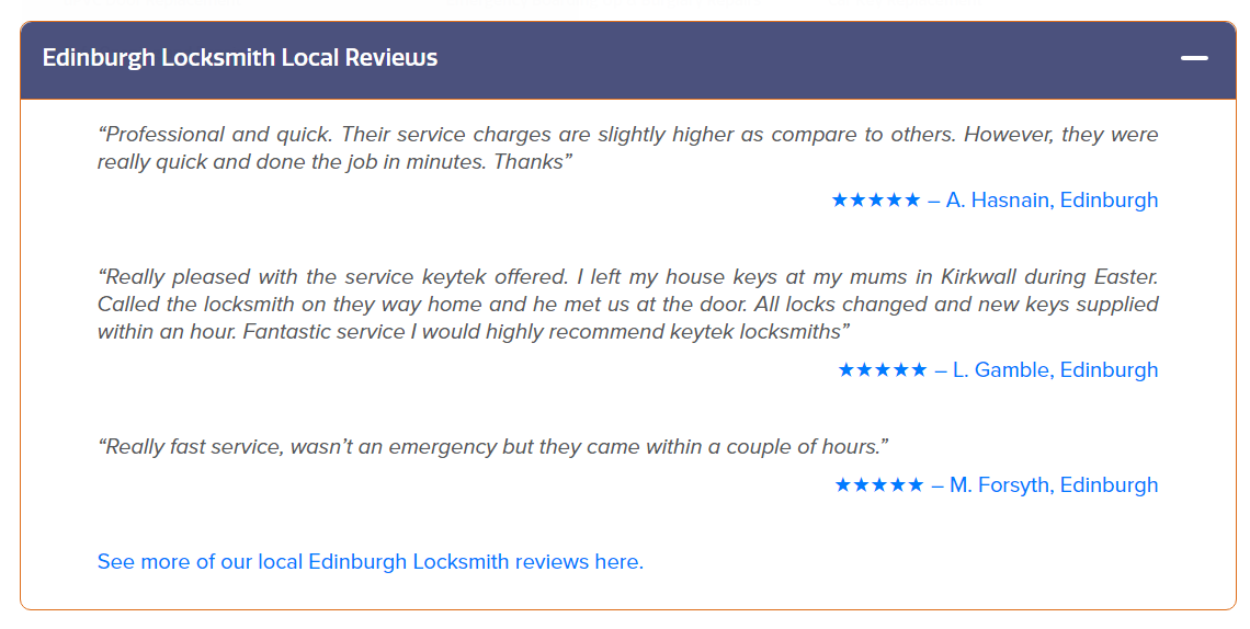 local reviews