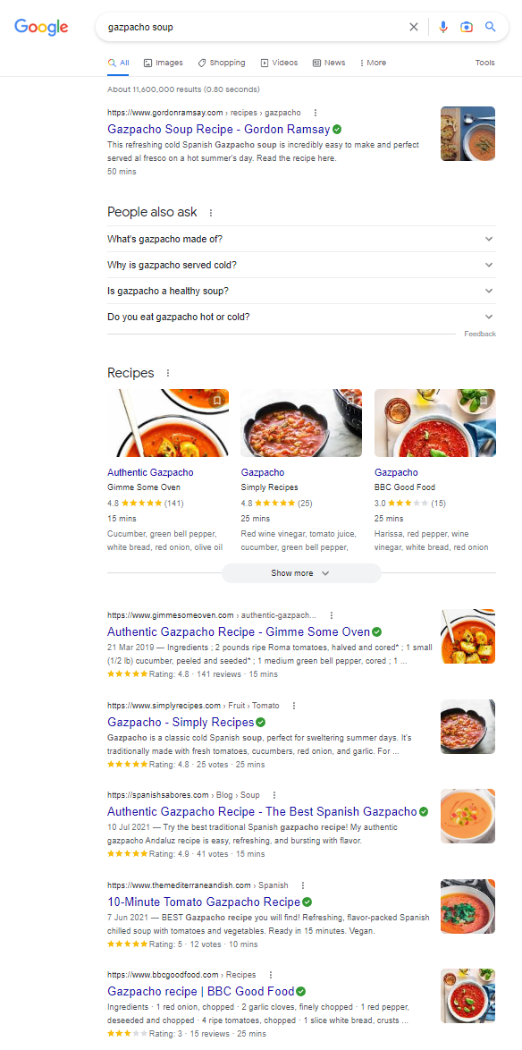 recipe search