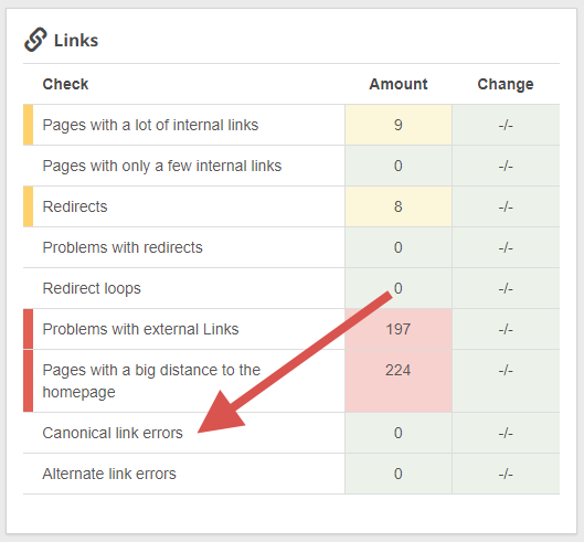 canonical link errors