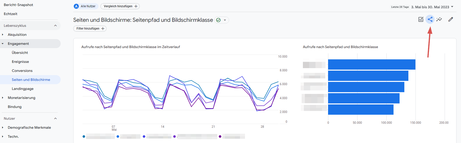 Traffic Daten in Google Analytics 4 exportieren