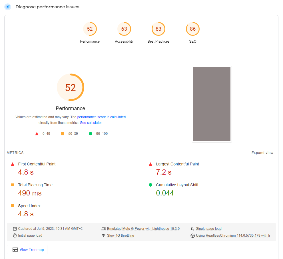 Chrome User Experience Report
