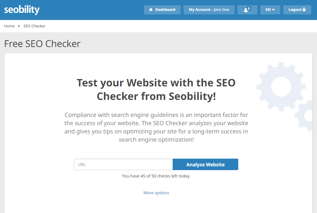 SEO Checker tool