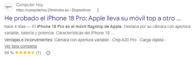 Reseña iPhone18