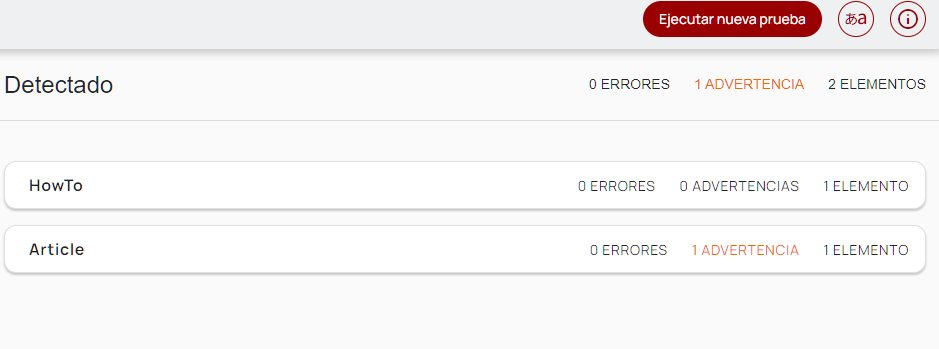 Validación de Schema.org