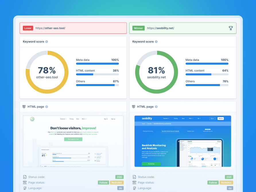 SEO Compare