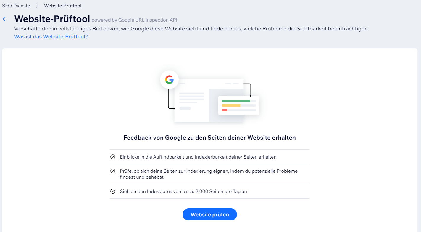 Website-Prüftool
