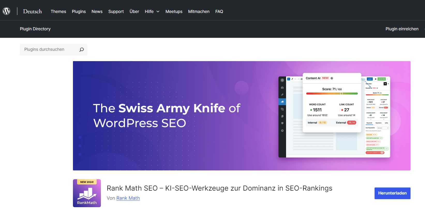 Rank Math SEO Plugin