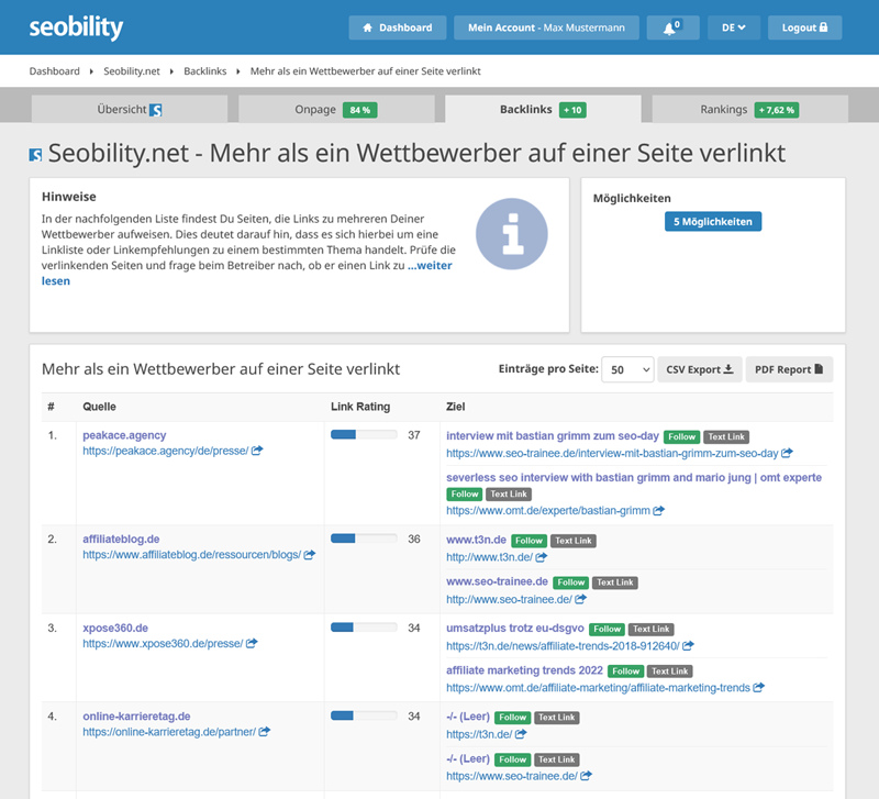 Linkbuilding Möglichkeiten