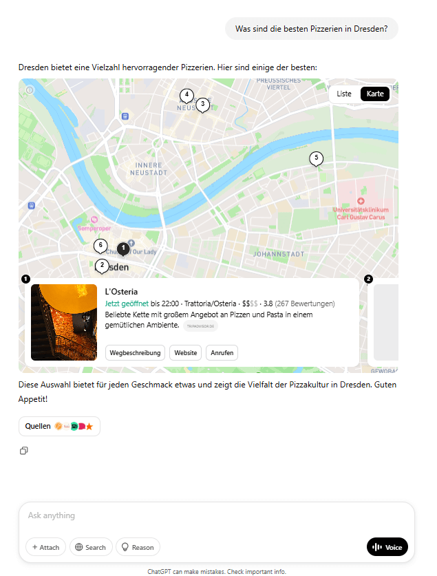 KI-Suchfunktionen von Bing und Google