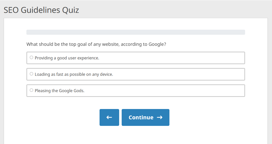 Take the quiz