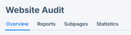 Website Audit