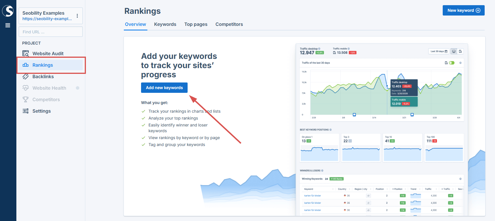 Add new keywords