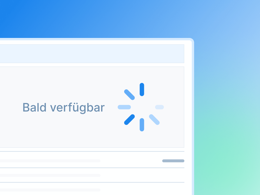 Feature ist bald verfügbar